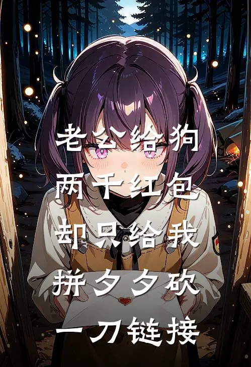 老公给狗两千红包，却只给我拼夕夕砍一刀链接